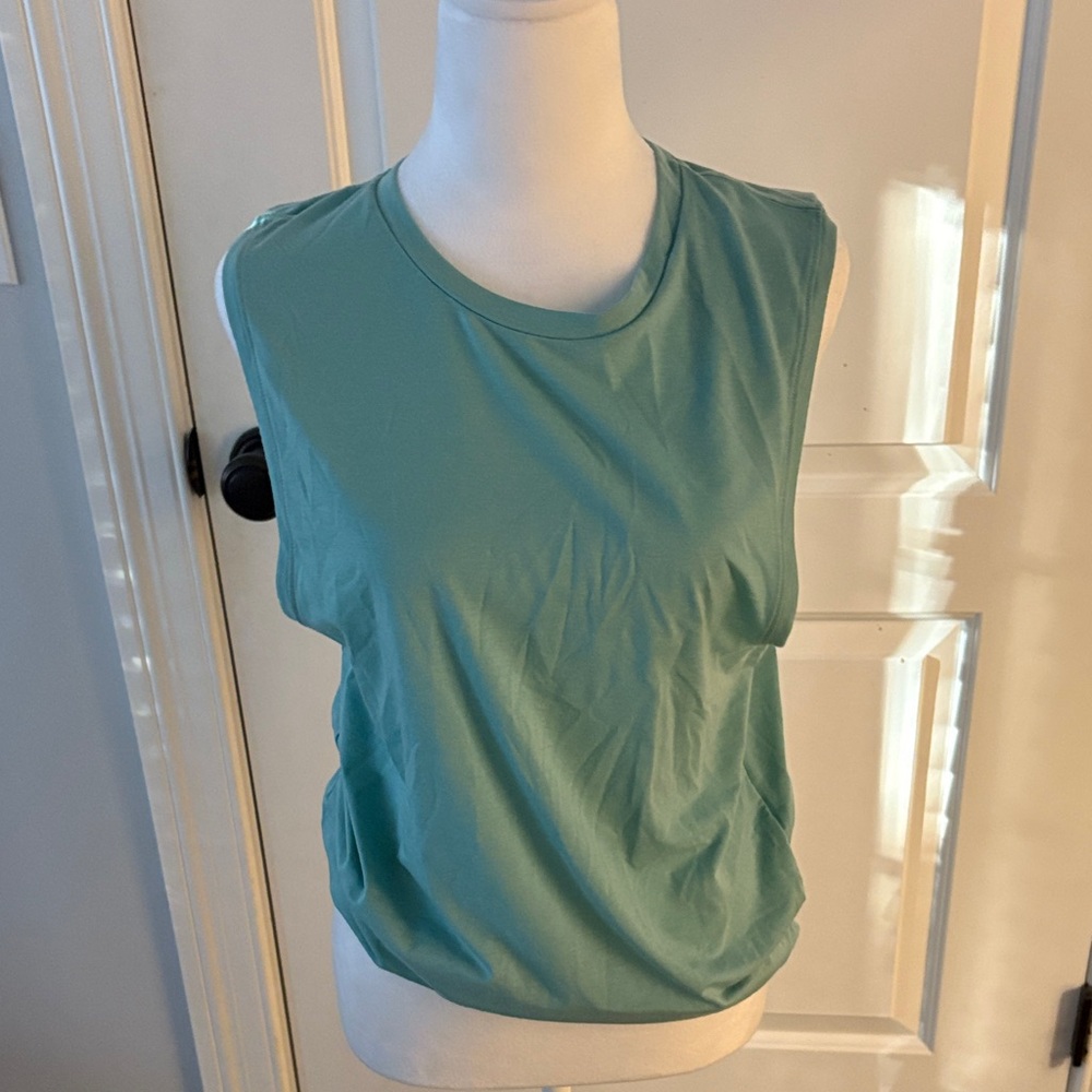 All in Motion Sleeveless Green Muscle Tee